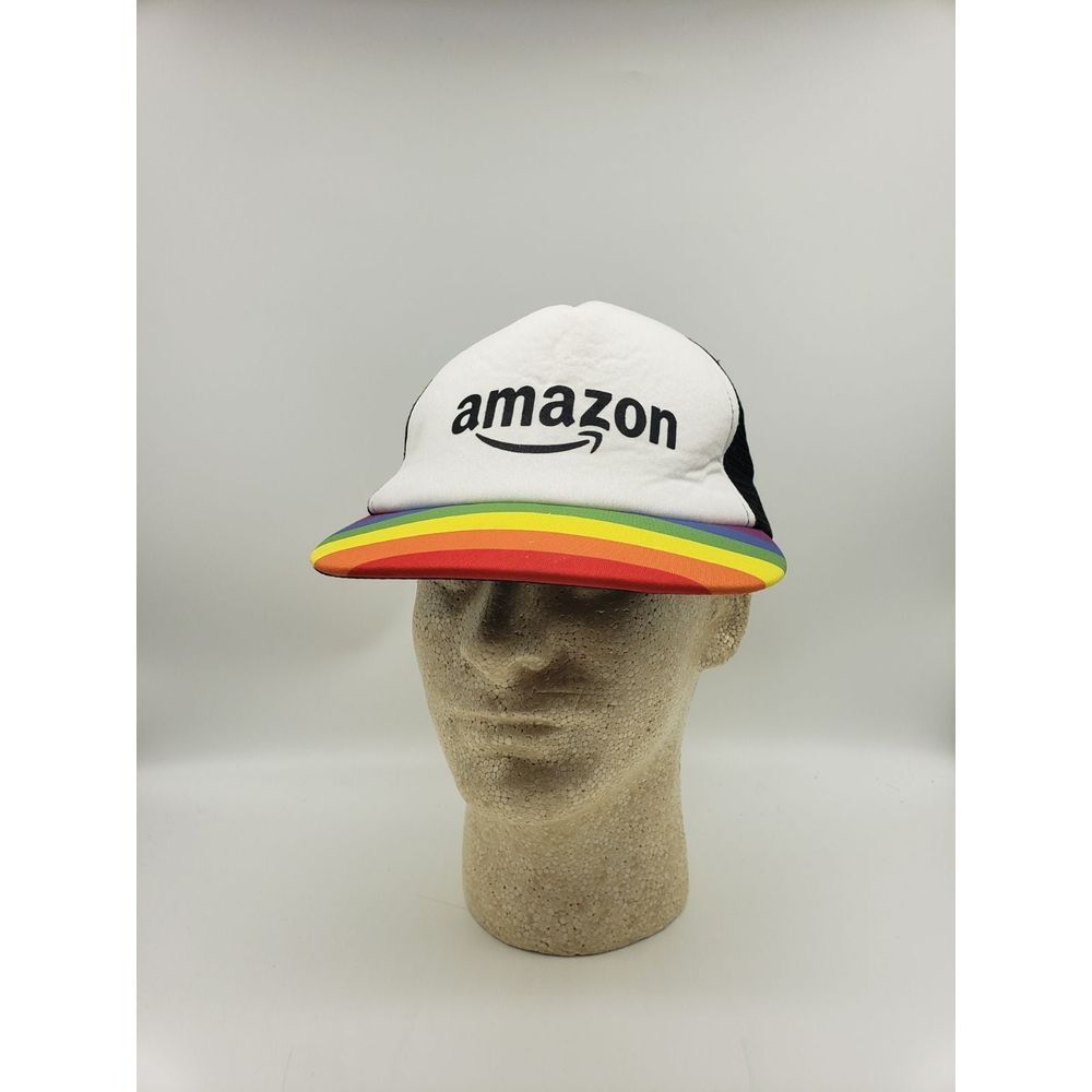 Amazon Rainbow Bill Snapback Hat P7